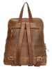 micmacbags Leder-Rucksack "Masterpiece" in Hellbraun - (B)28 x (H)33 x (T)11 cm