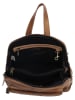micmacbags Leder-Rucksack "Masterpiece" in Hellbraun - (B)28 x (H)33 x (T)11 cm