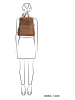 micmacbags Leder-Rucksack "Masterpiece" in Hellbraun - (B)28 x (H)33 x (T)11 cm