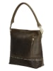 micmacbags Skórzana torebka "Masterpiece" w kolorze khaki - 28 x 30 x 12 cm