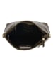 micmacbags Leder-Schultertasche "Masterpiece" in Khaki - (B)28 x (H)30 x (T)12 cm