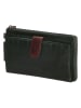 micmacbags Leder-Geldbörse "Highland Park" in Khaki - (B)18 x (H)9 x (T)2 cm