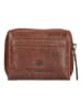 micmacbags Leren portemonnee bruin - (B)10,5 x (H)8 x (D)2 cm