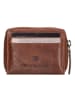 micmacbags Leder-Geldbörse in Braun - (B)10,5 x (H)8 x (T)2 cm