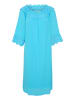 Cream Jurk turquoise
