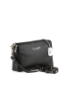 Anna Morellini Leder-Umhängetasche "Idalia" in Schwarz - (B)24 x (H)16 x (T)9 cm