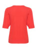 Cream Shirt "Dela" koraalrood