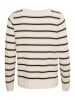 Cream Pullover in Creme/ Schwarz
