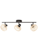 Brilliant Lampa sufitowa "Norah" w kolorze jasnobrązowo-czarnym - 71 x 15 cm