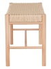 House Nordic Bank "Abano" in Beige - (B)80 x (H)45 x (T)35 cm