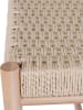 House Nordic Bank "Abano" in Beige - (B)80 x (H)45 x (T)35 cm