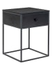 House Nordic Beistelltisch "Vita" in Schwarz - (B)55 x (H)40 x (T)40 cm