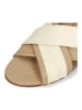 MELVIN & HAMILTON Leren slippers "Hanna 60" wit/beige