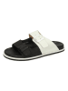 MELVIN & HAMILTON Leren slippers "Robert 18" zwart/wit