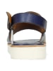 MELVIN & HAMILTON Leder-Sandalen in Dunkelblau