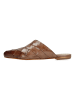 MELVIN & HAMILTON Leren slippers "Alexa 42" lichtbruin