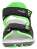 superfit Sandały "Mike 3.0" w kolorze czarno-zielonym