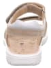superfit Leren sandalen "Sparkle" beige