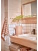 OYOY living design Gastendoek "Raita" lichtbruin/wit - (L)60 x (B)40 cm