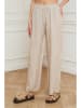 Joséfine Leinen-Hose "Garibaldi" in Beige