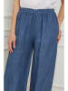 Joséfine Linnen broek "Garibaldi" donkerblauw