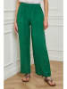 Fleur de Lin Linnen broek "Garibaldi" groen