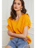 Fleur de Lin Lniana koszulka "Killian" w kolorze żółtym