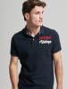 Superdry Poloshirt donkerblauw