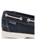 TRAVELIN' Leren mocassins "Penzance" donkerblauw