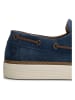 TRAVELIN' Leren mocassins "Shipton" donkerblauw
