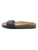 billowy Leren slippers bruin