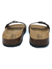 billowy Leren slippers bruin