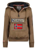 Geographical Norway Hoodie "Gymclass" bruin