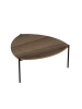 Evila Salontafel "Lenny" walnootkleurig - (B)90 x (H)40 x (D)89 cm