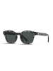 HANUKEII Okulary przeciwsłoneczne unisex "Tarifa" w kolorze szaro-czarnym