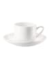 Rosenthal 6-delige set: koffieschotels "Jade" wit - Ø 14,5 cm