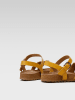 Lasocki Leren sandalen geel