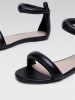 Badura Leren sandalen zwart
