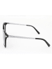 Swarovski Damen-Sonnenbrille in Schwarz-Silber/ Hellblau