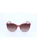 Swarovski Damskie okulary przeciwsłoneczne w kolorze bordowym