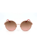 Swarovski Damskie okulary przeciwsłoneczne w kolorze różowozłoto-czerwono-brązowym