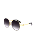 Swarovski Dameszonnebril goudkleurig/zwart