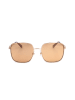 Swarovski Damen-Sonnenbrille in Gold/ Hellbraun