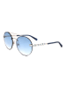 Swarovski Damen-Sonnenbrille in Silber/ Blau