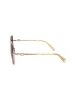 Swarovski Dameszonnebril goudkleurig/donkerbruin