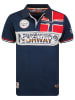 Geographical Norway Koszulka polo "Kidney" w kolorze granatowym