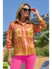 Bleu d'Azur Blouse "Taj" geel/roze