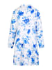 Bleu d'Azur Kleid "Mykonos" in Blau/ Weiß