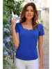 Bleu d'Azur Koszulka "Californie" w kolorze niebieskim
