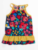 Denokids Jurk "Flowers" donkerblauw